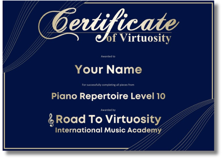 Certificate of Virtuosity